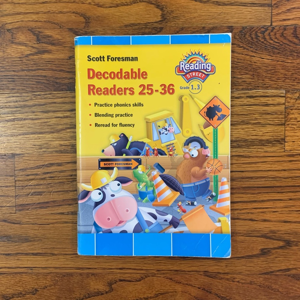 Decodable Readers 25 - 36
Reading Street Grade 1.3 Resource Focus Phonics Letter